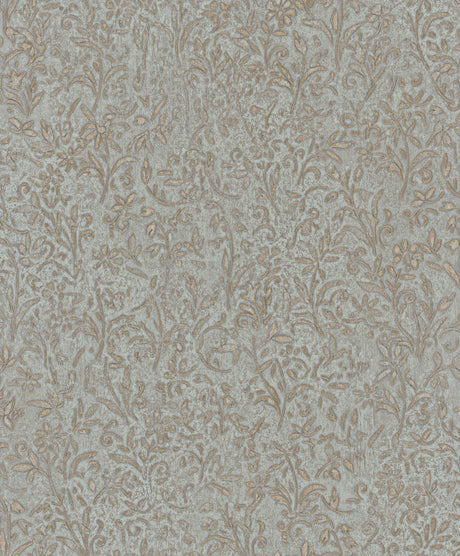 Antonina Vella Sculpted Floral Gold Wallpaper