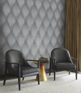 Antonina Vella Starfall Pewter Wallpaper