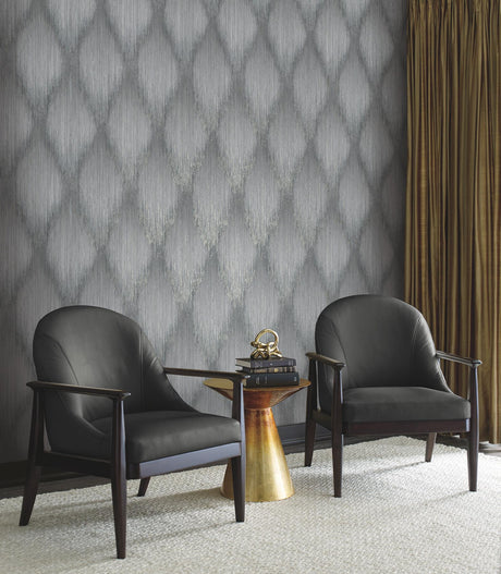 Antonina Vella Starfall Pewter Wallpaper
