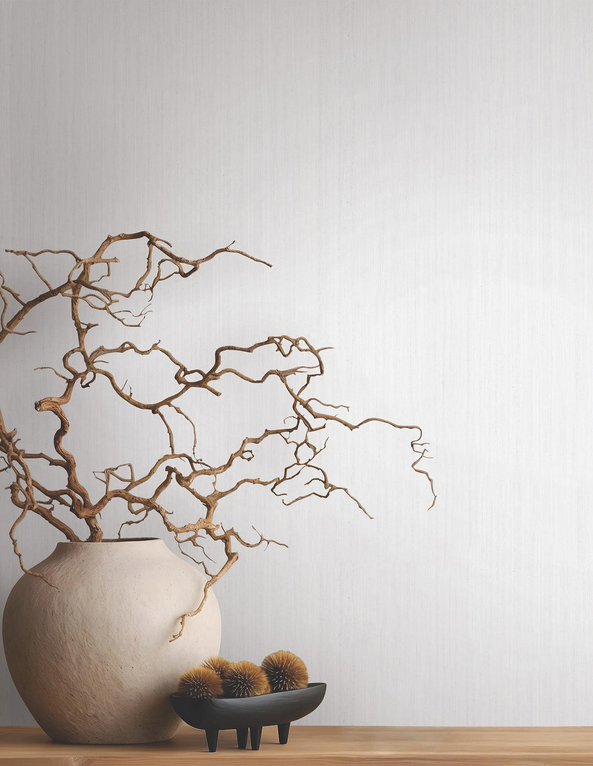 Antonina Vella Indra White Wallpaper