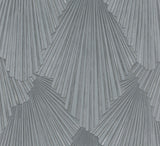 Antonina Vella Lumiere Pewter Wallpaper