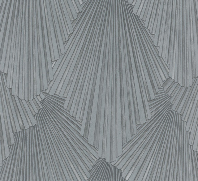 Antonina Vella Lumiere Pewter Wallpaper