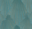 Antonina Vella Lumiere Teal Wallpaper
