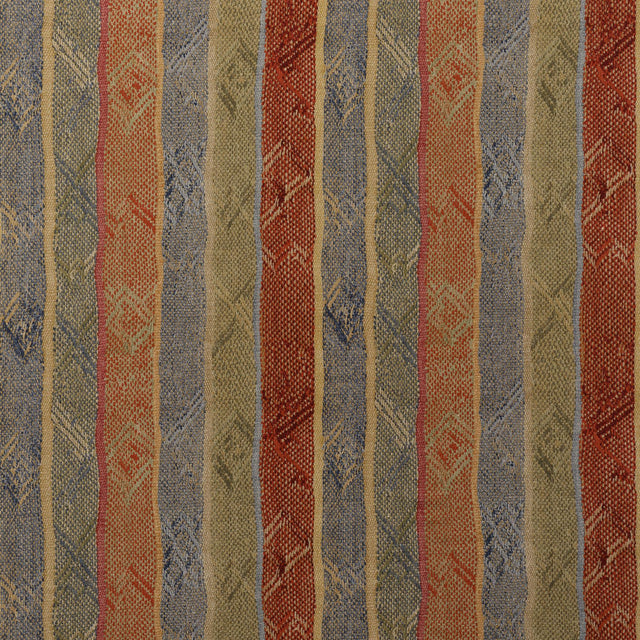 Andrew Martin ISTHMUS BRICK/GREEN Fabric