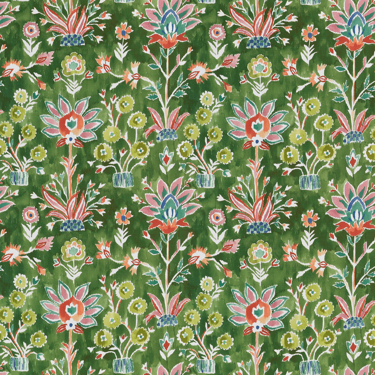 Thibaut Lilia Print Kelly Fabric