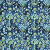 Thibaut Lilia Print Navy Fabric