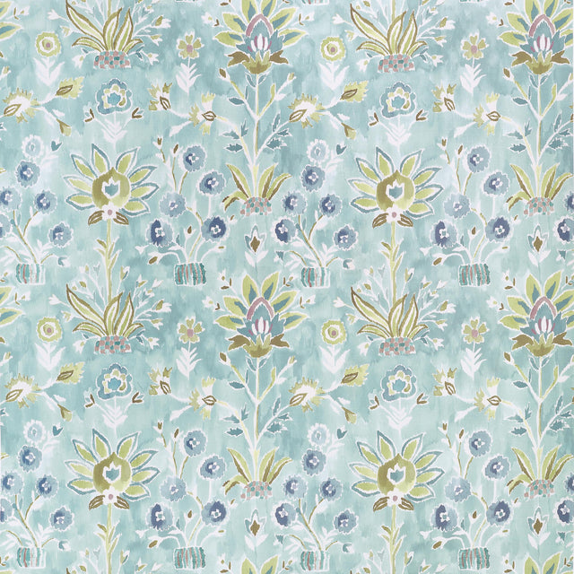 Thibaut Lilia Print Mineral Fabric