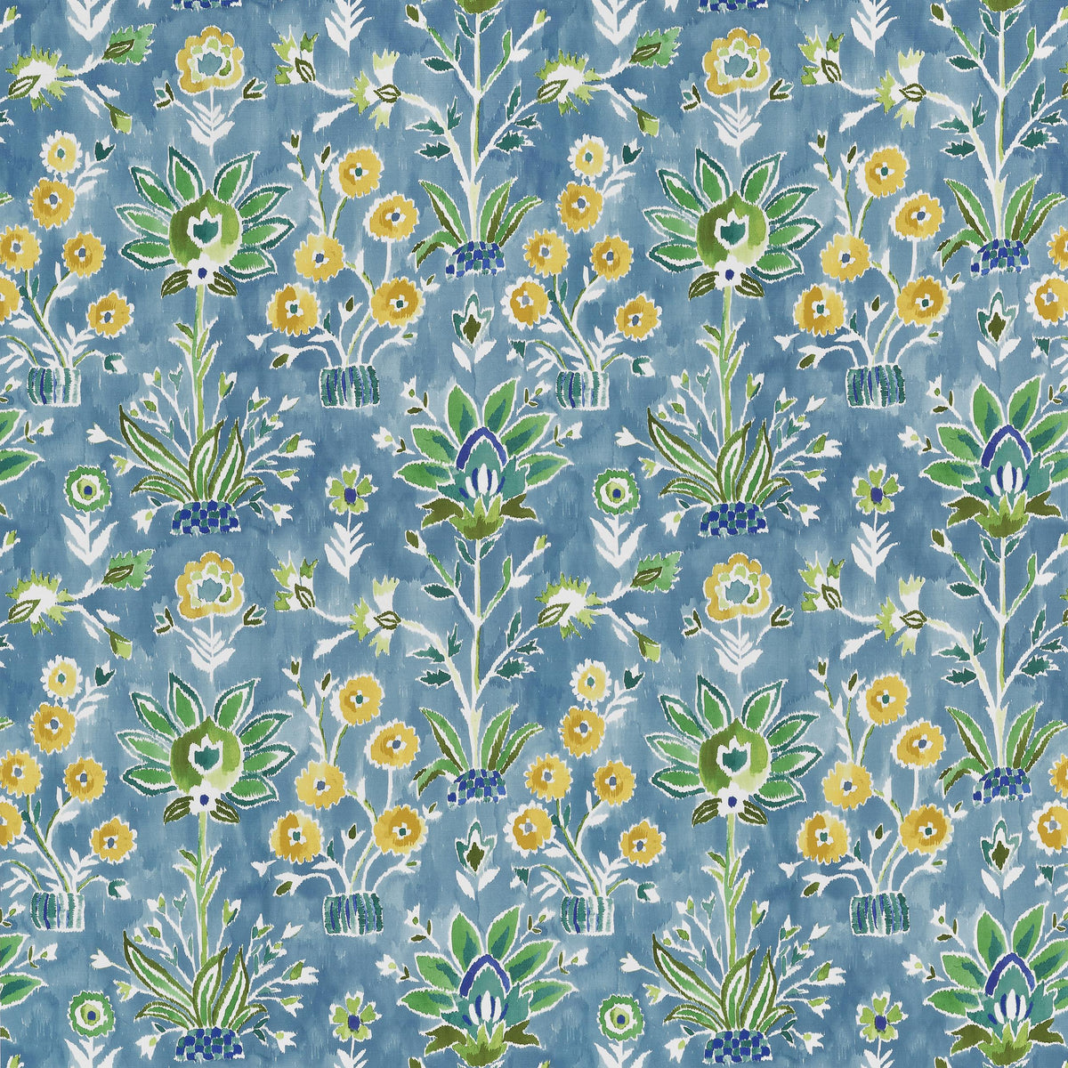 Thibaut Lilia Print Sky Fabric