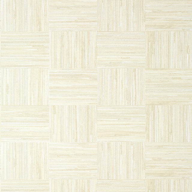 Thibaut Bayshore Basket Wide Width Off White Wallpaper