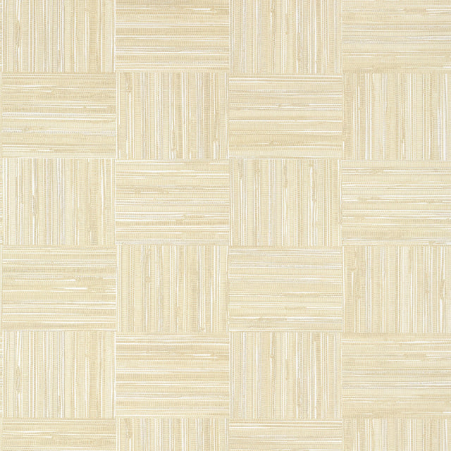 Thibaut Bayshore Basket Wide Width Sand Wallpaper