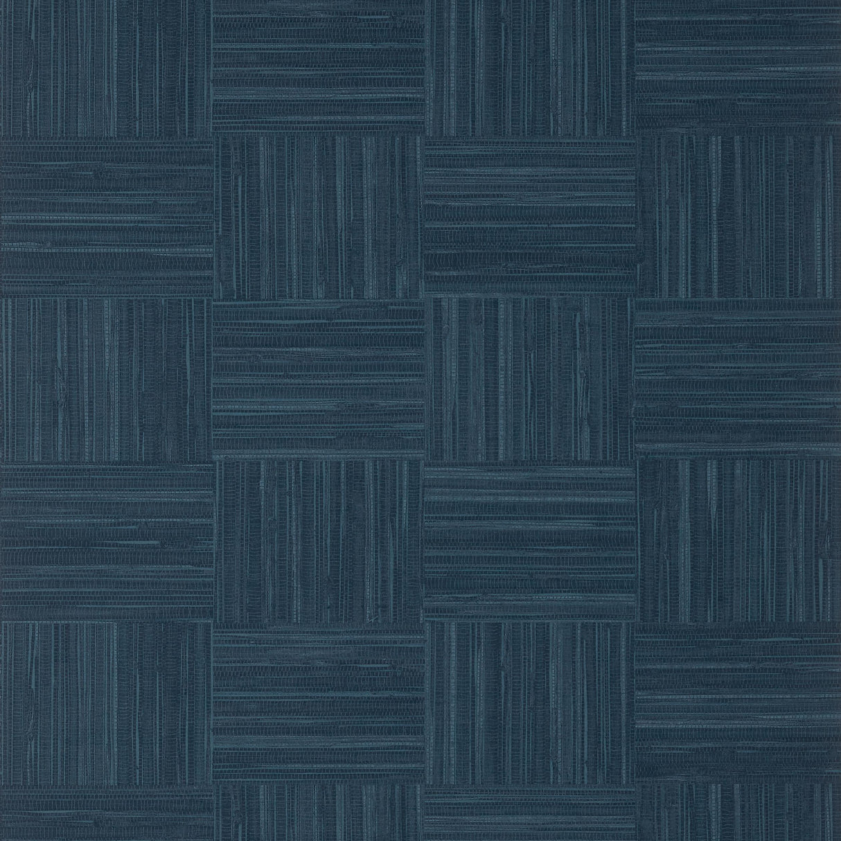 Thibaut Bayshore Basket Wide Width Navy Wallpaper