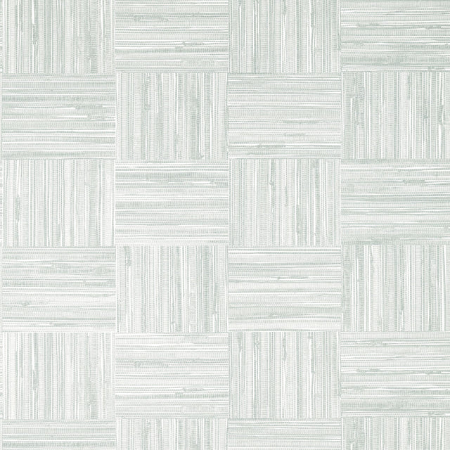 Thibaut Bayshore Basket Wide Width Grey Wallpaper