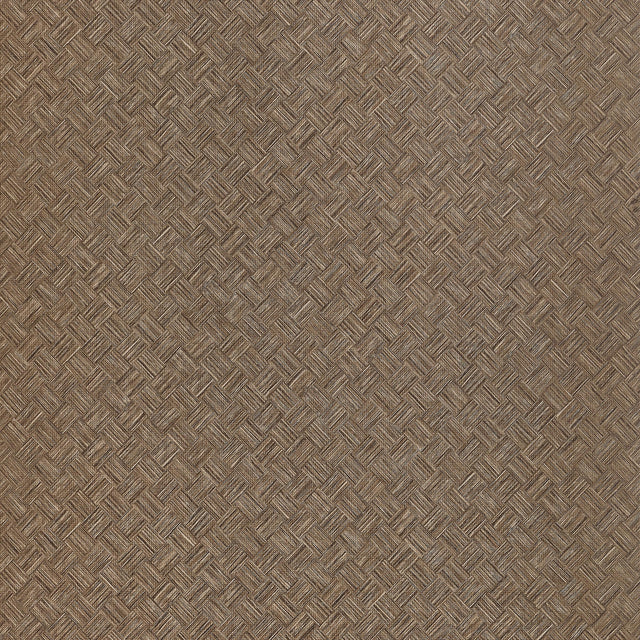 Thibaut Saddle Weave Wide Width Brown Wallpaper