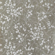 Thibaut Katamari Bud Wide Width Pewter And White Wallpaper