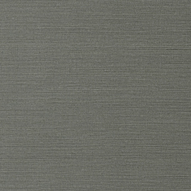 Thibaut Taluk Sisal Wide Width Charcoal Wallpaper