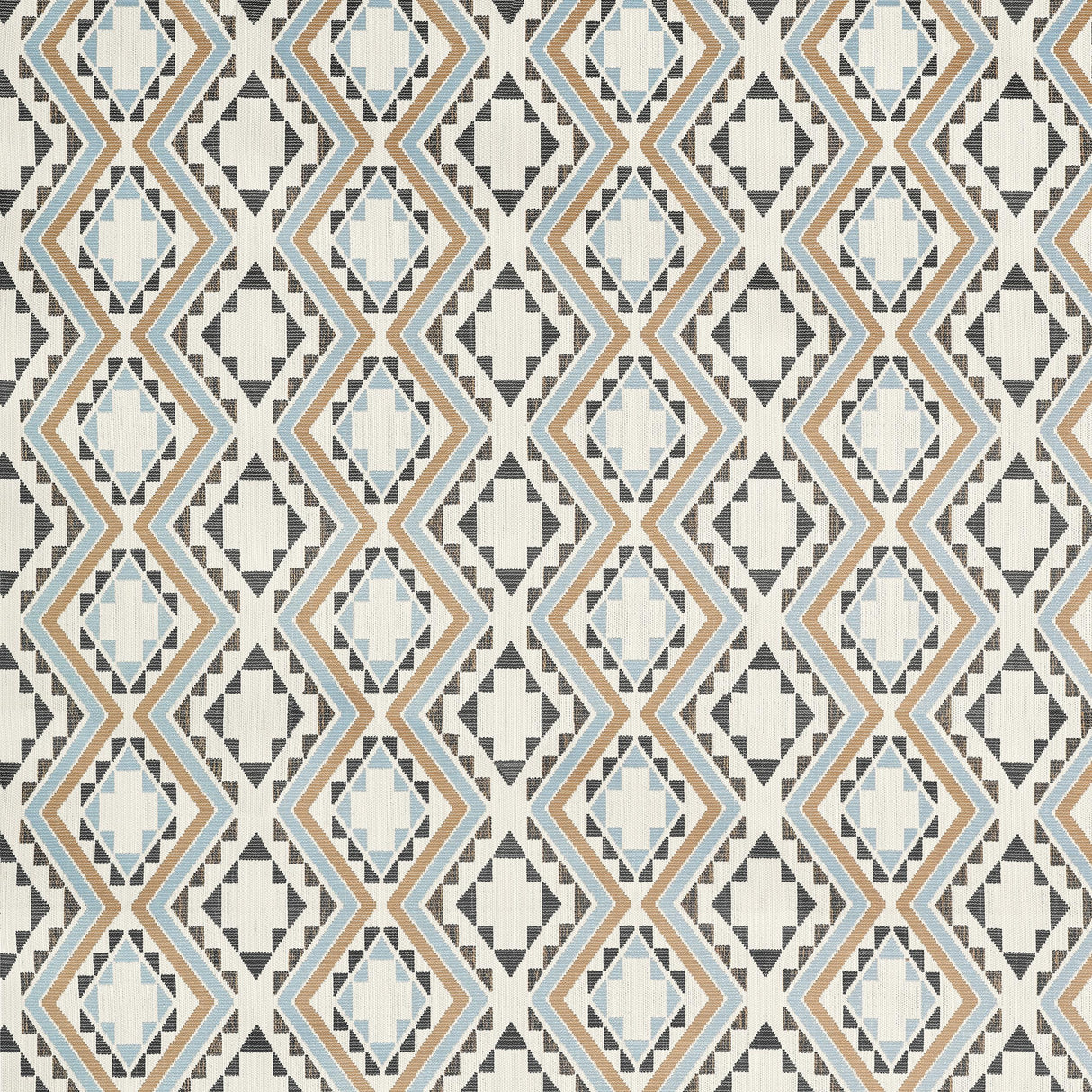 Thibaut Sagamore Toffee And Charcoal Fabric