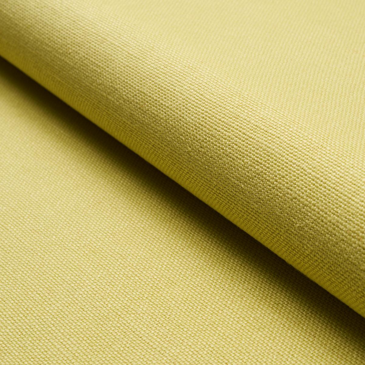 Schumacher Piet Performance Linen Citron Vert Fabric