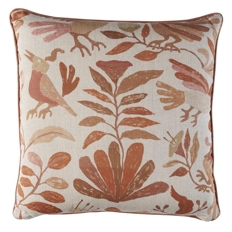 Schumacher Terracotta 22" x 22" Canopy Pillow