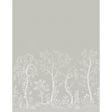 Cole & Son SEASONAL WOODS SILK PLATINUM Wallpaper