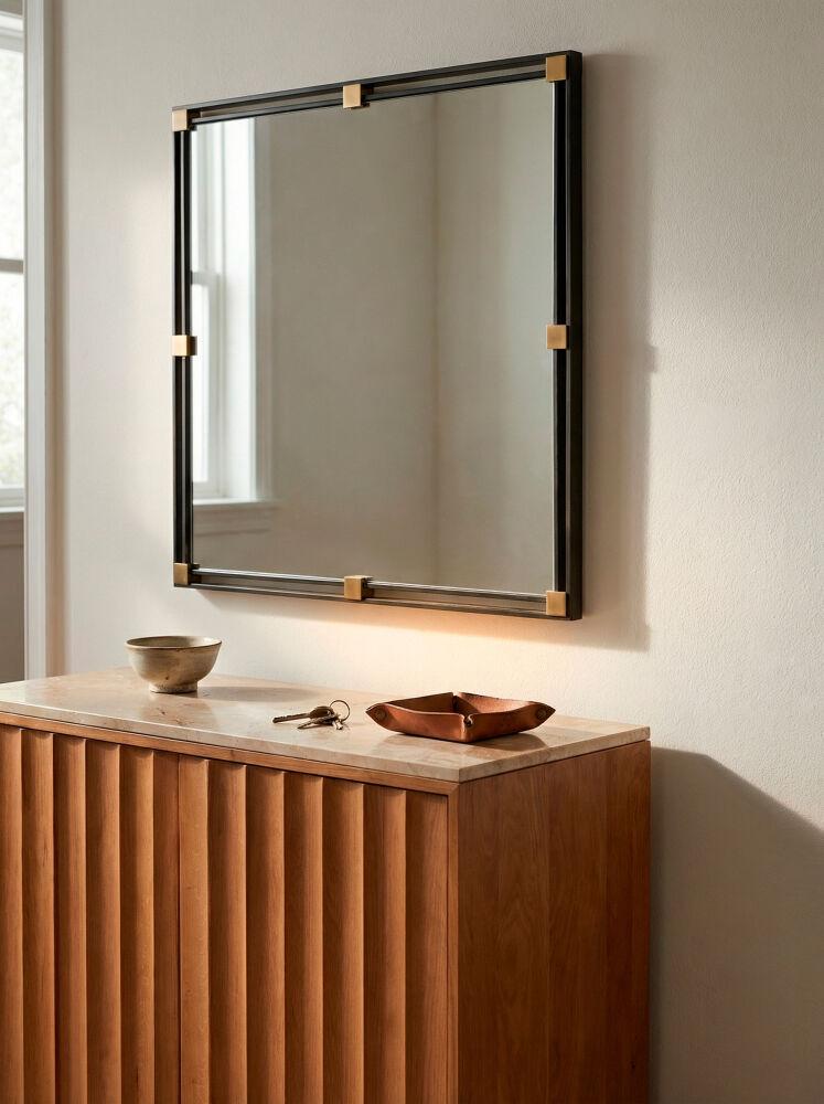 Surya Casimir CASI-001 36"H x 36"W x 1"D Mirror