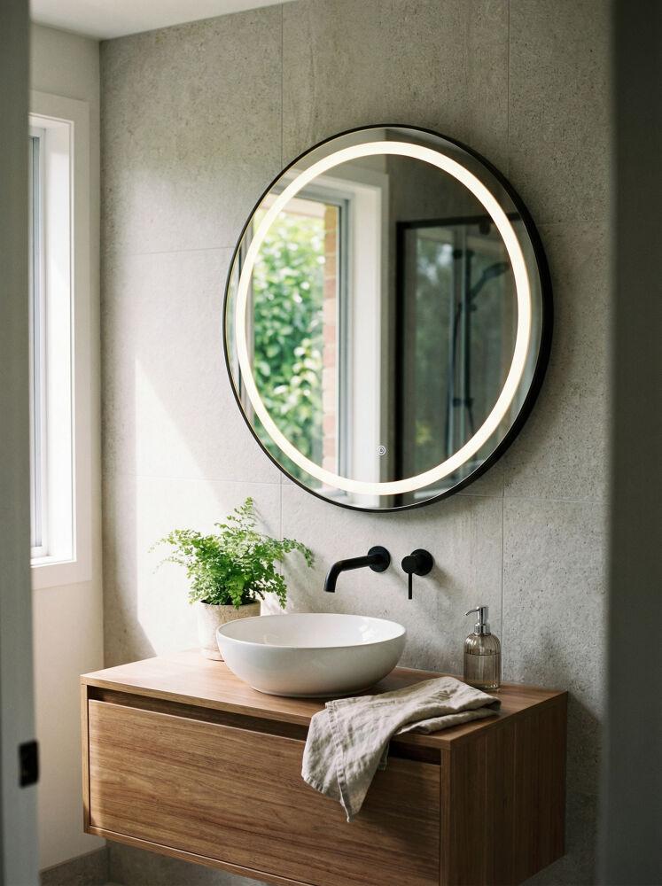 Livabliss Hena HENA-002 30"H x 30"W x 1"D Mirror