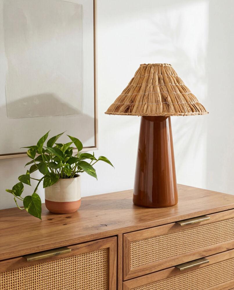 Livabliss Vikundu VKD-004 20"H x 16"W x 16"D Table Lighting