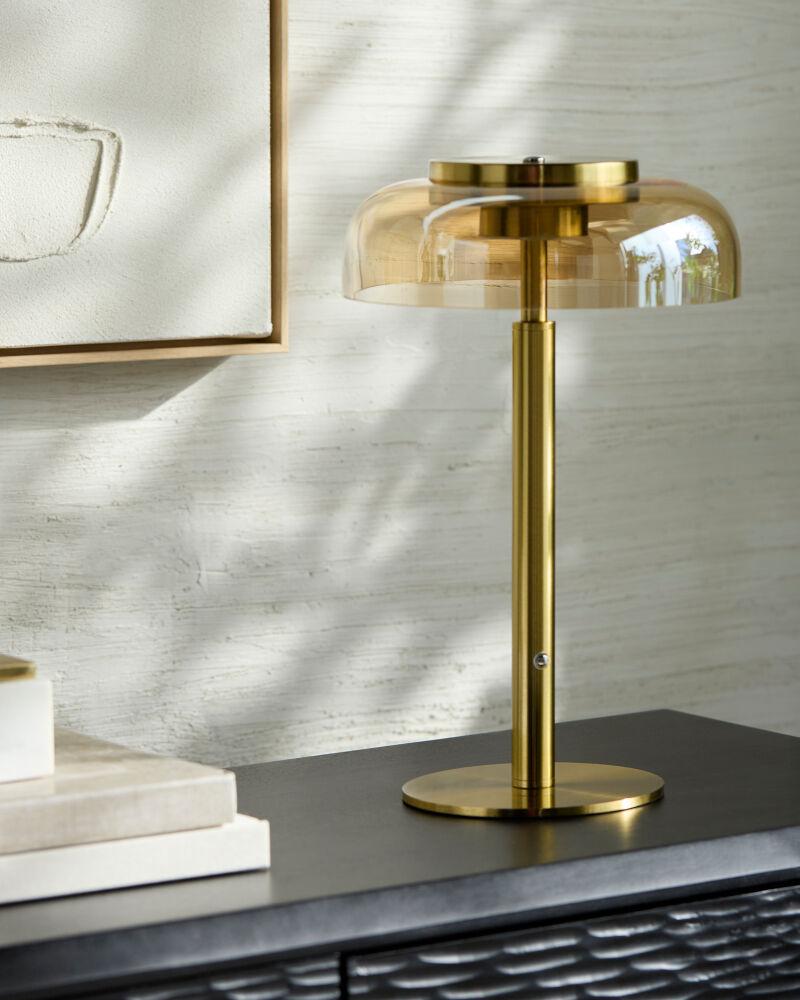 Surya Velora VOA-001 14"H x 9"W x 9"D Table Lighting