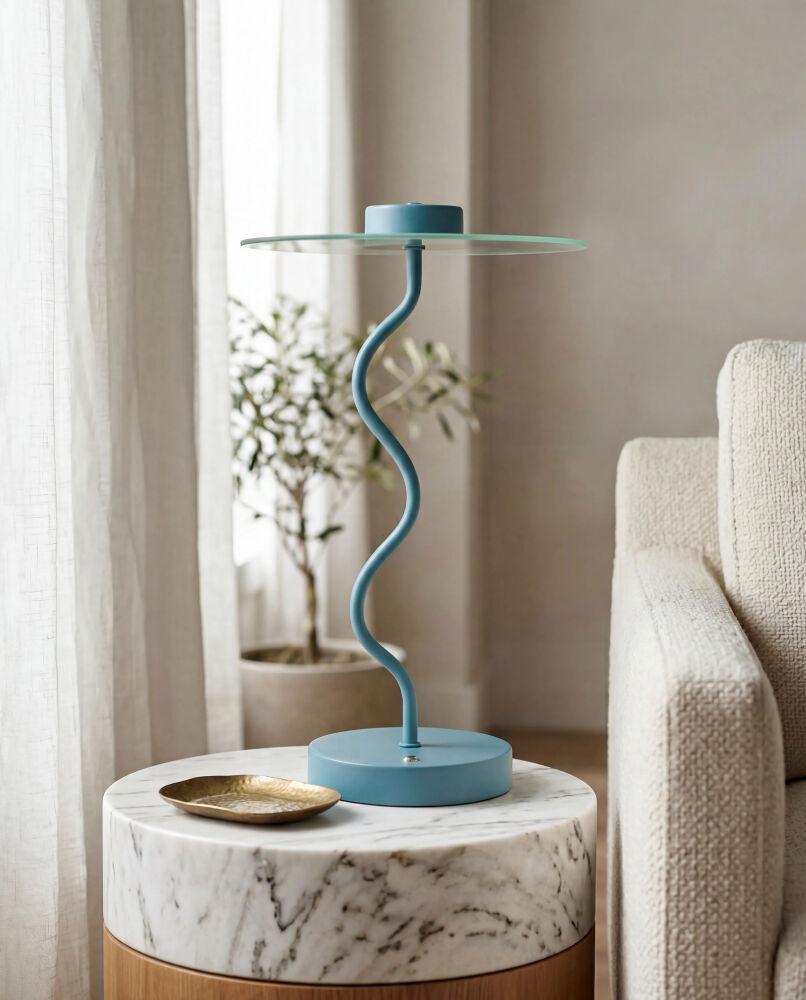 Livabliss Ziglo ZGL-001 15"H x 9"W x 9"D Table Lighting