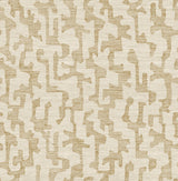 A-Street Prints Drew & Jonathan Home Fifth Edition Cipher Chestnut Wallpaper