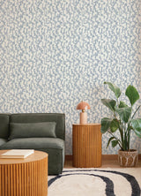 A-Street Prints Drew & Jonathan Home Fifth Edition Cipher Blue Wallpaper