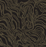 A-Street Prints Drew & Jonathan Home Fifth Edition Massar Black Wallpaper