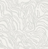 A-Street Prints Drew & Jonathan Home Fifth Edition Massar Silver Wallpaper