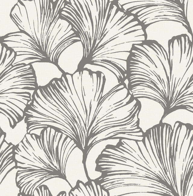 A-Street Prints Drew & Jonathan Home Fifth Edition Kyoto Charcoal Wallpaper
