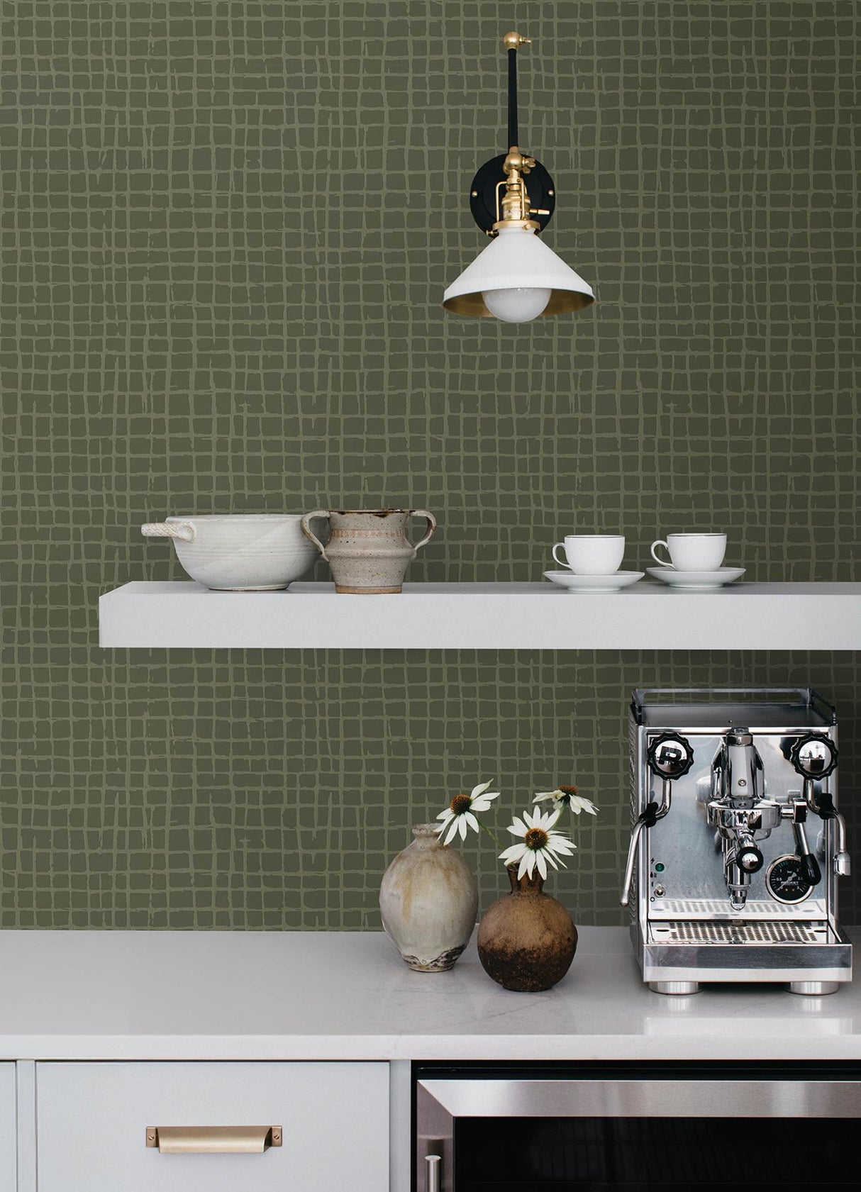 A-Street Prints Drew & Jonathan Home Fifth Edition Albin Moss Wallpaper