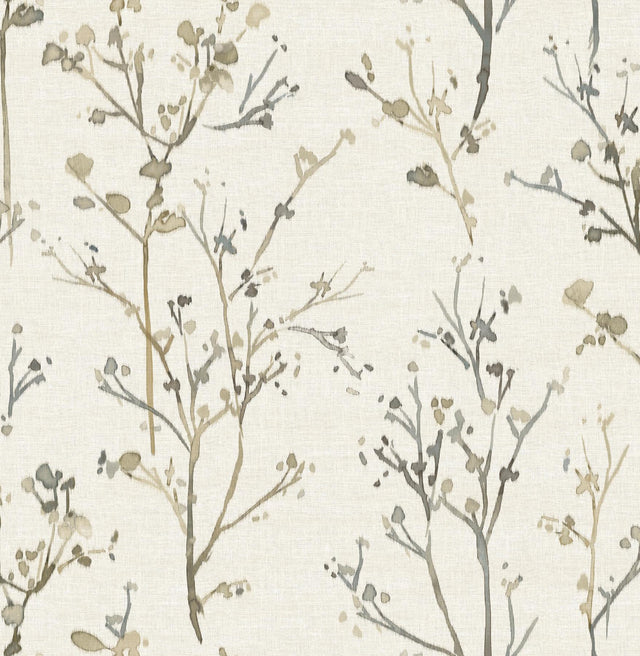 A-Street Prints Drew & Jonathan Home Fifth Edition Silverling Neutral Wallpaper