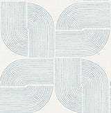 A-Street Prints Drew & Jonathan Home Fifth Edition Savoye Dark Blue Wallpaper