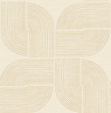 A-Street Prints Drew & Jonathan Home Fifth Edition Savoye Wheat Wallpaper