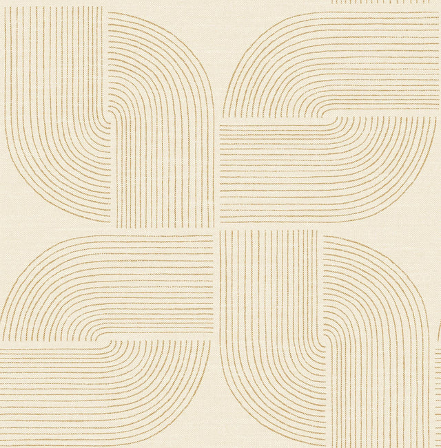 A-Street Prints Drew & Jonathan Home Fifth Edition Savoye Wheat Wallpaper