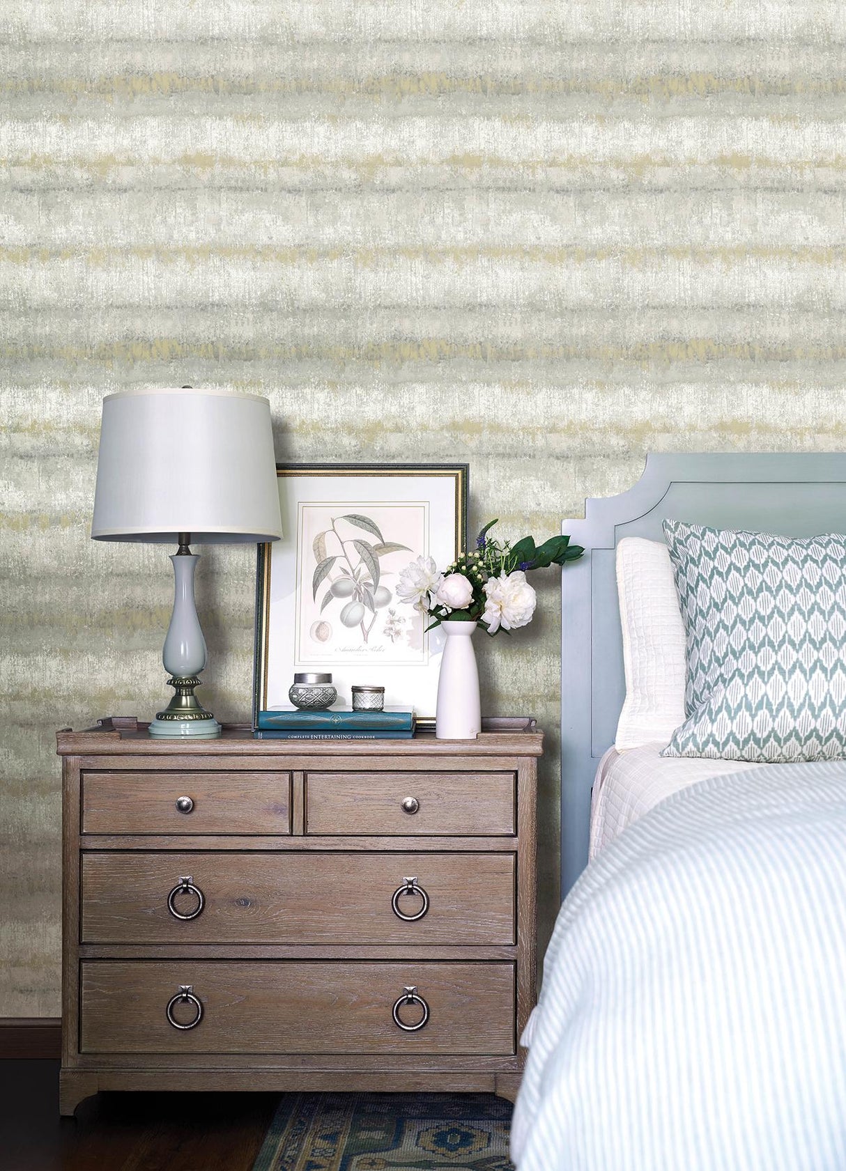 A-Street Prints Drew & Jonathan Home Fifth Edition Morningtide Grey Wallpaper