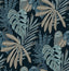 A-Street Prints Drew & Jonathan Home Fifth Edition Alocasia Blue Wallpaper