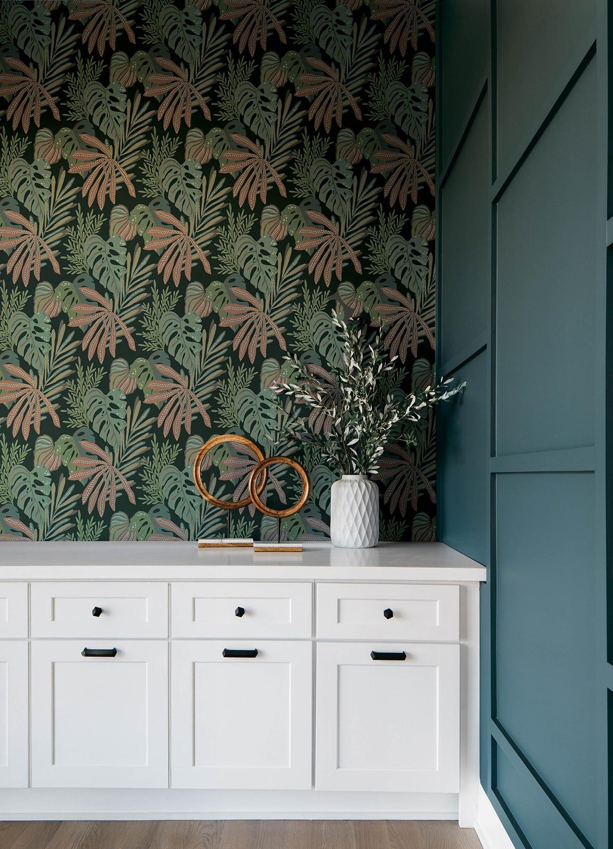 A-Street Prints Drew & Jonathan Home Fifth Edition Alocasia Multicolor Wallpaper