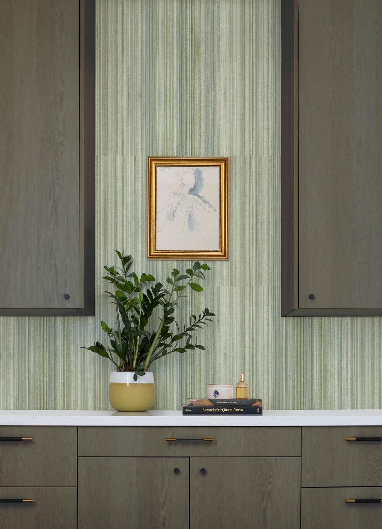 A-Street Prints Drew & Jonathan Home Fifth Edition Elan Sea Green Wallpaper