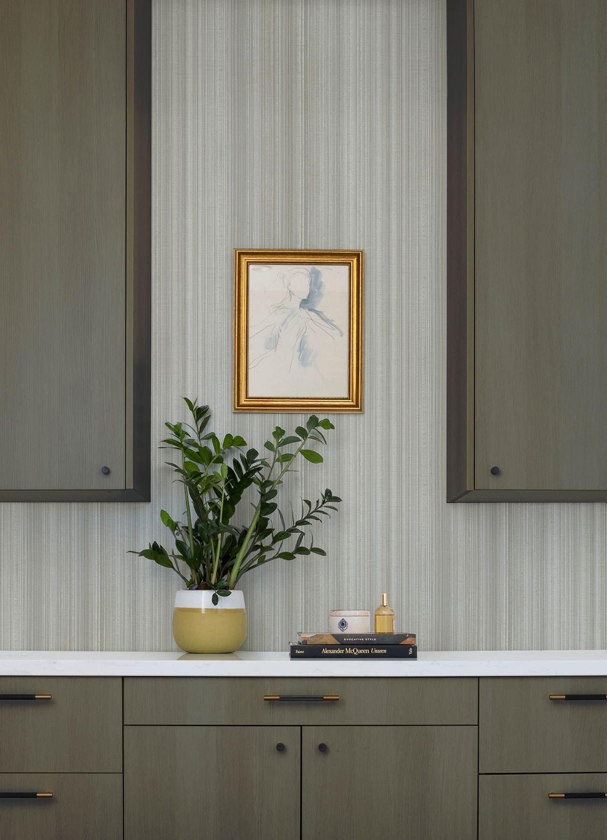 A-Street Prints Drew & Jonathan Home Fifth Edition Elan Grey Wallpaper