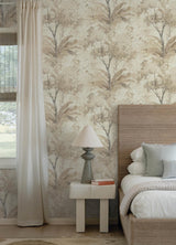 A-Street Prints Drew & Jonathan Home Fifth Edition Mistwood Coffee Wallpaper