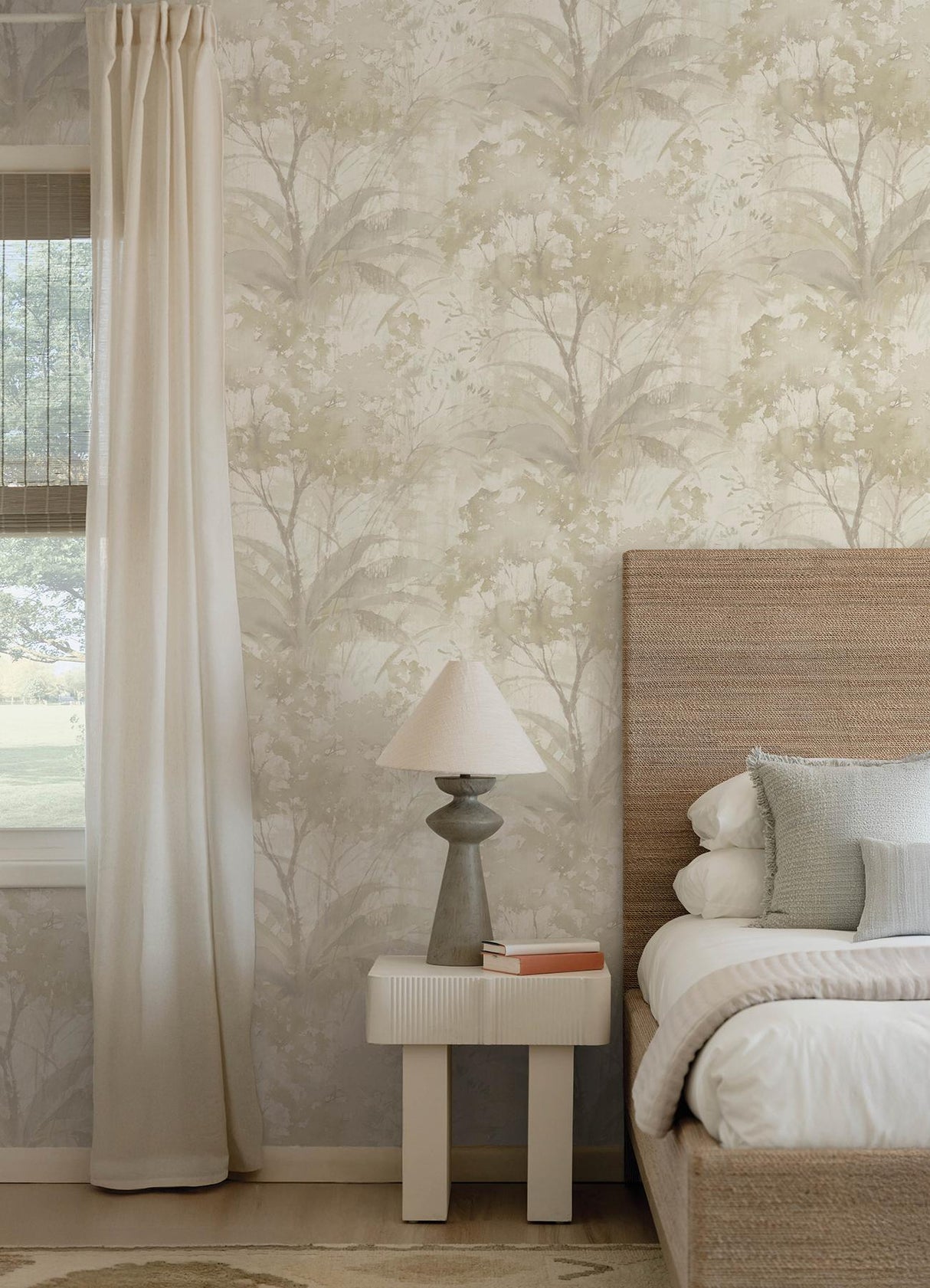 A-Street Prints Drew & Jonathan Home Fifth Edition Mistwood Beige Wallpaper