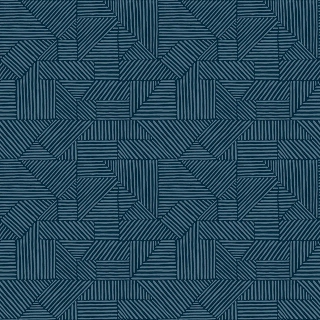 A-Street Prints Drew & Jonathan Home Fifth Edition Crescendo Dark Blue Wallpaper
