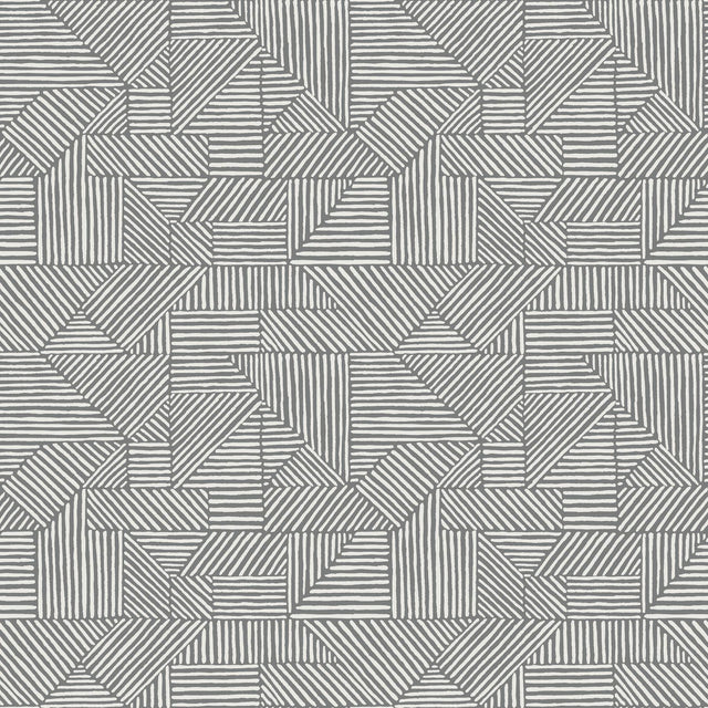 A-Street Prints Drew & Jonathan Home Fifth Edition Crescendo Dark Grey Wallpaper