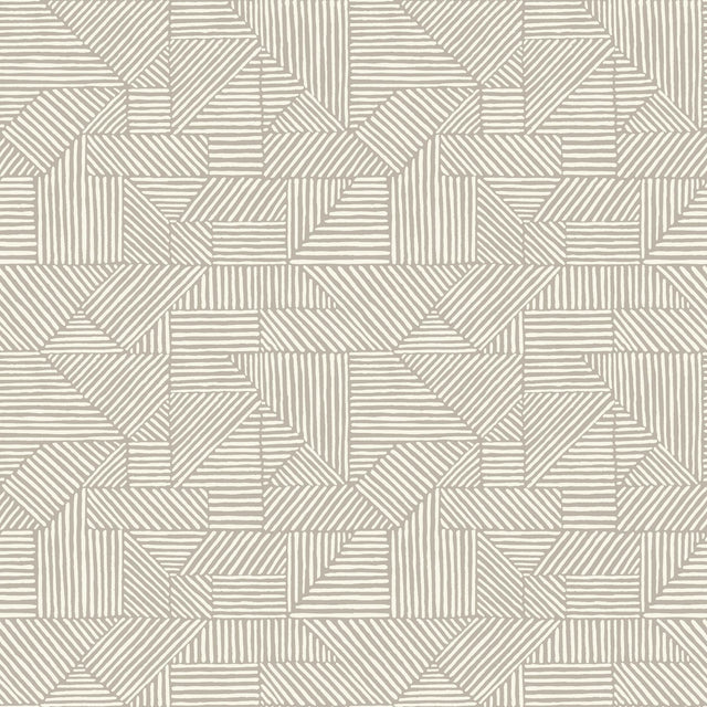 A-Street Prints Drew & Jonathan Home Fifth Edition Crescendo Light Grey Wallpaper