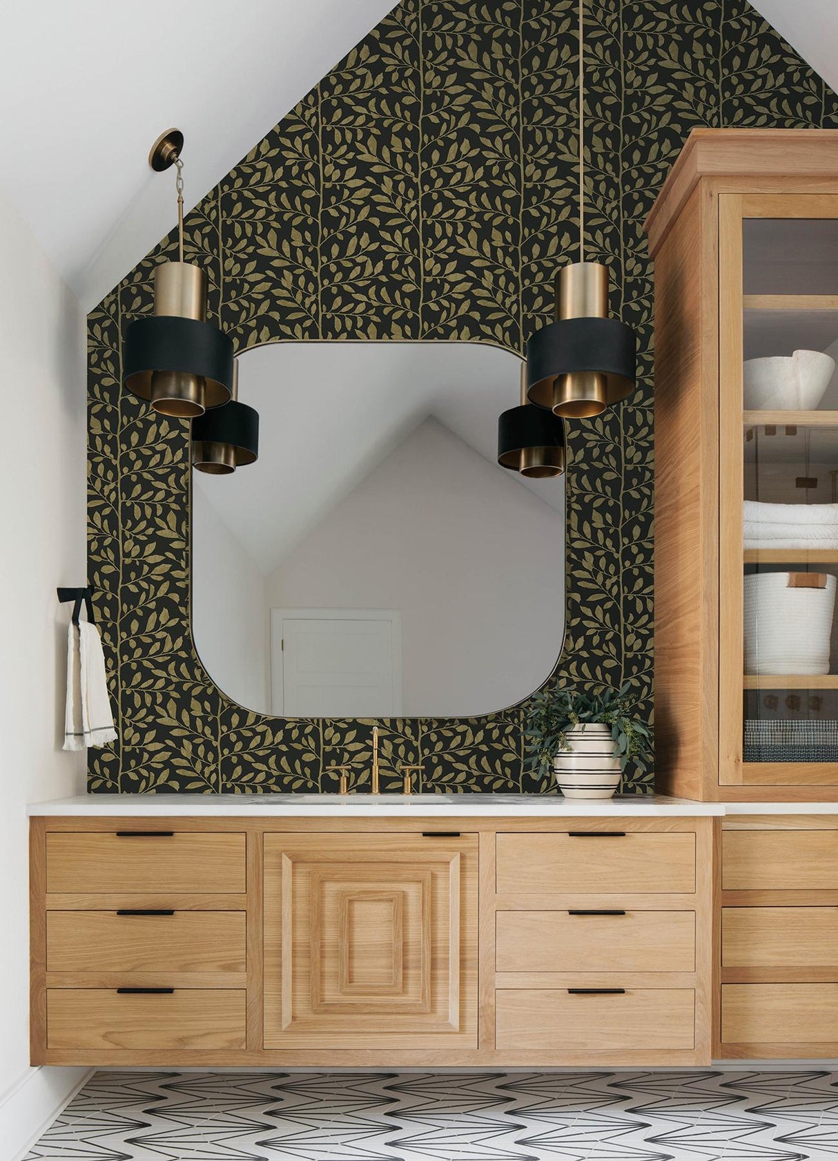 A-Street Prints Drew & Jonathan Home Fifth Edition Sagecrest Black Wallpaper