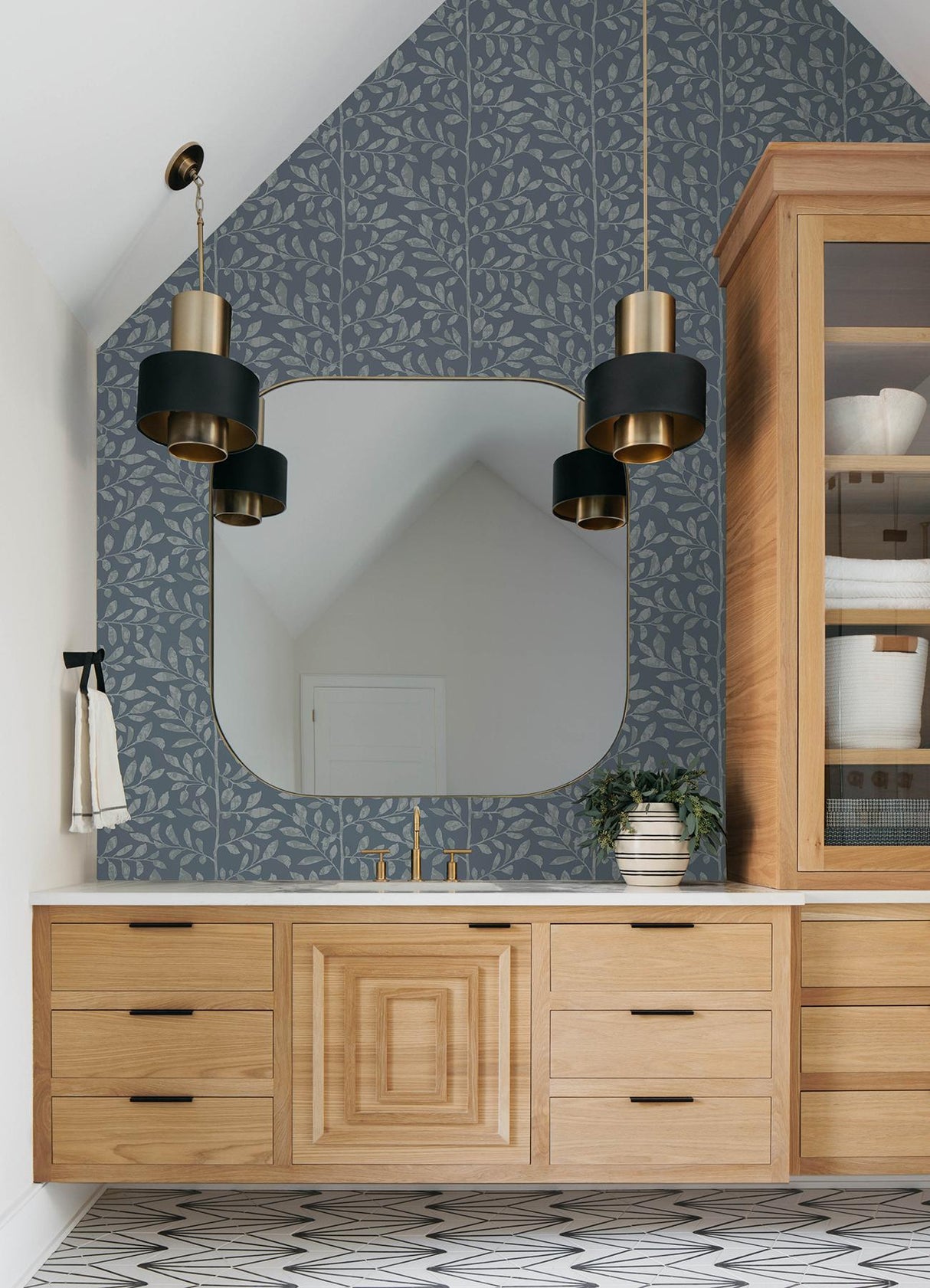 A-Street Prints Drew & Jonathan Home Fifth Edition Sagecrest Blue Wallpaper